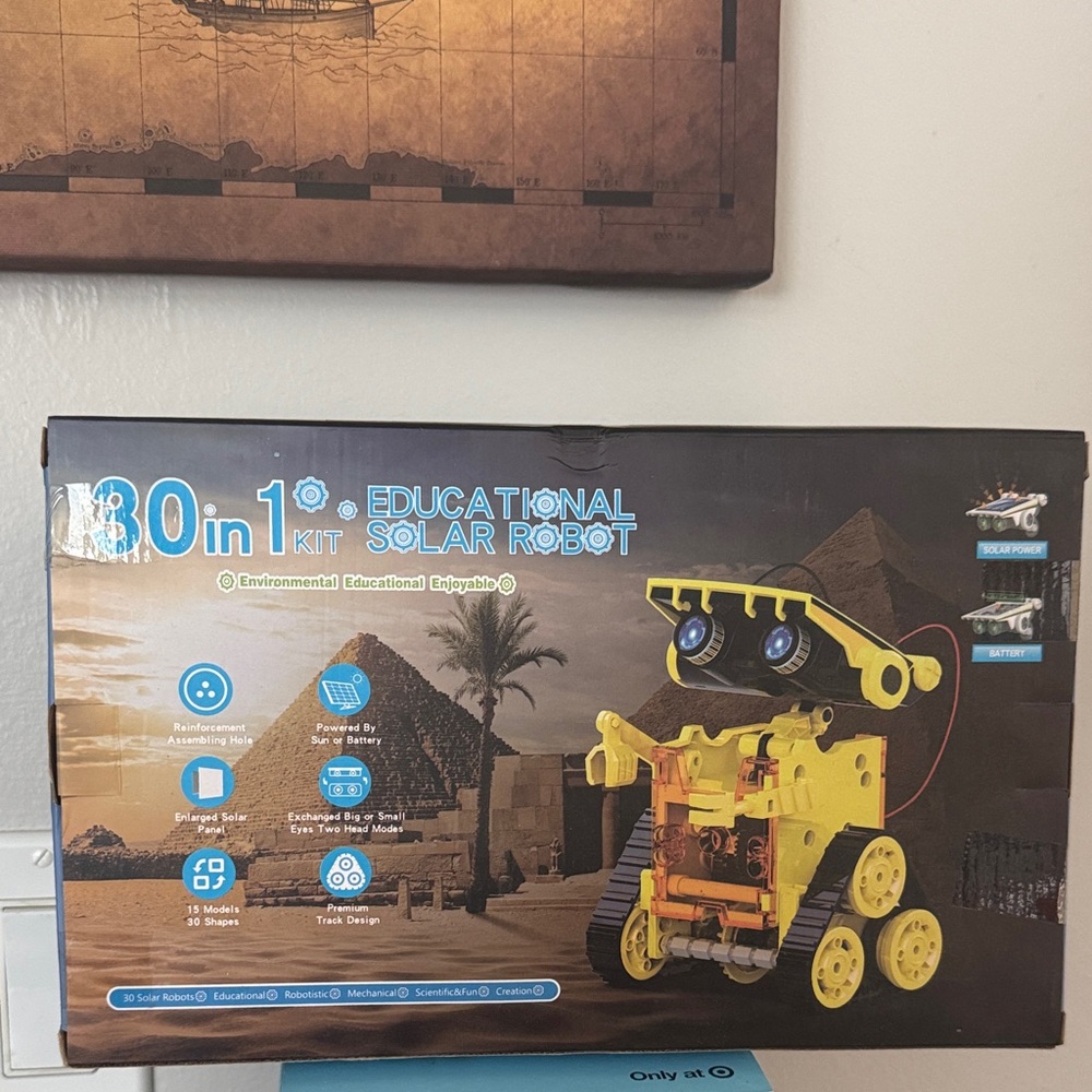 Educational Solar Robot Kit - Yellow
